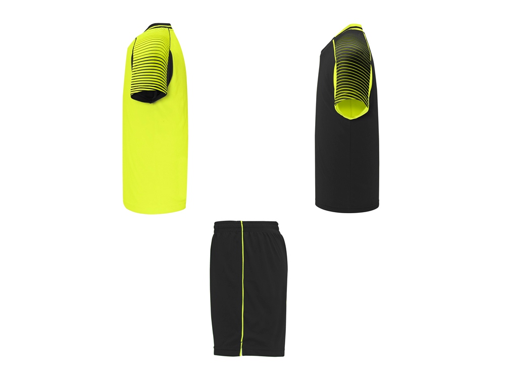 Спортивный костюм Juve, неоновый желтый/черный, 2XL