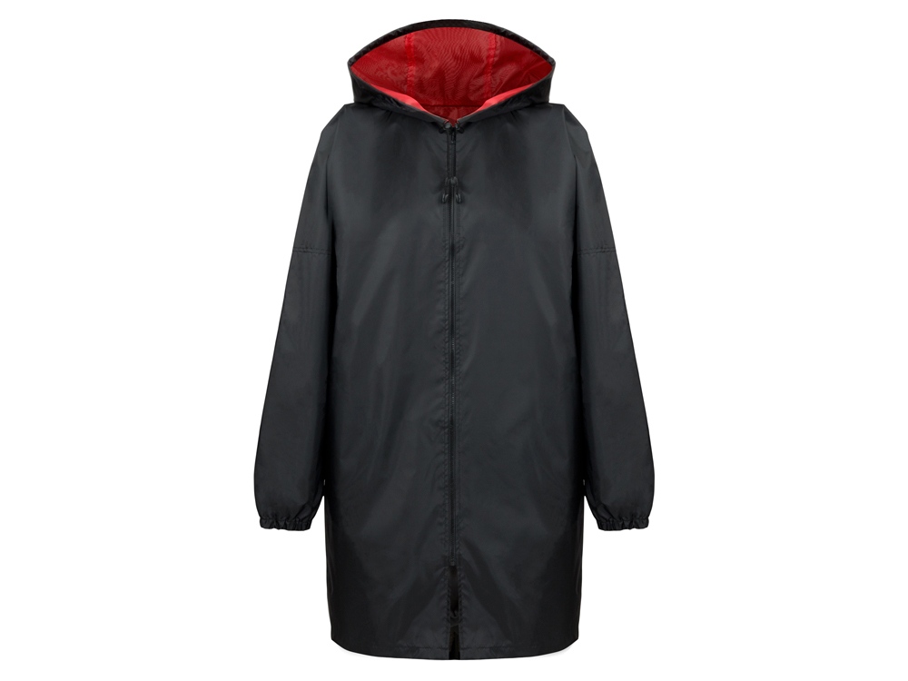 Дождевик Bi-color унисекс, красный/черный, XL/2XL