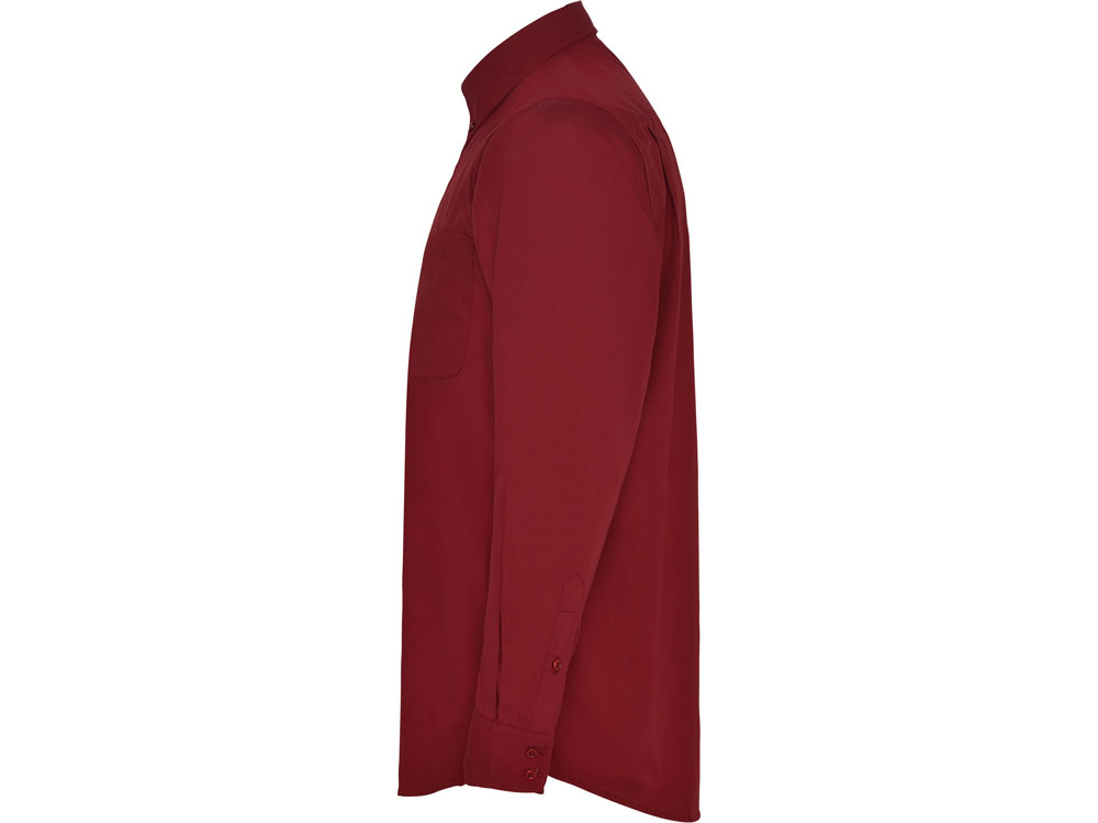 Рубашка Aifos мужская с длинным рукавом, гранатовый, 3XL