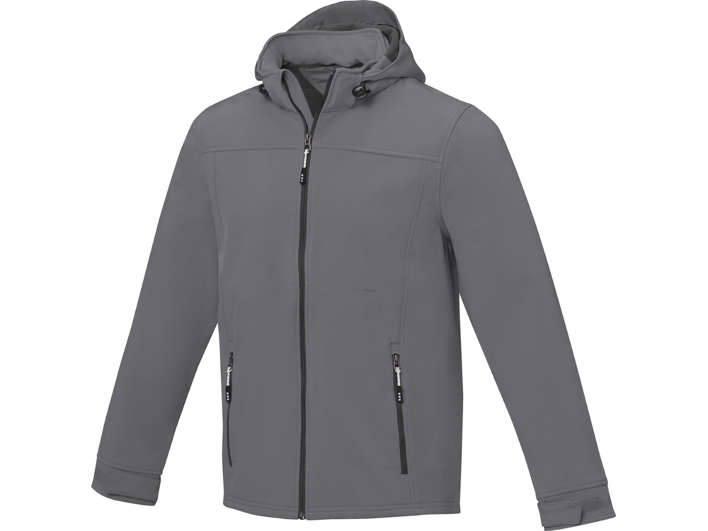 Куртка софтшел Langley мужская, steel grey, 3XL