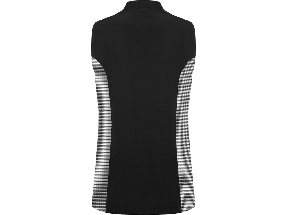 Жилет Aldany, черный/принт гусиная лапка, 2XL