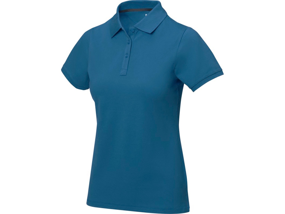 Calgary женская футболка-поло с коротким рукавом, tech blue (деним), XL