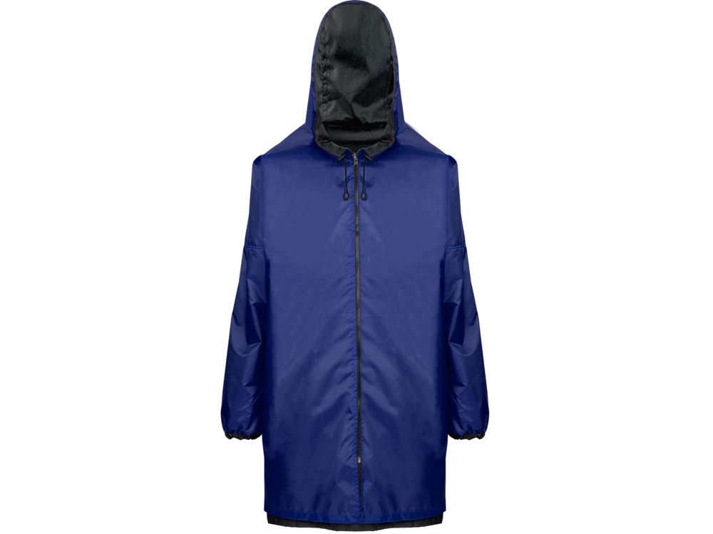 Дождевик Bi-color унисекс, синий классический/черный, XL/2XL