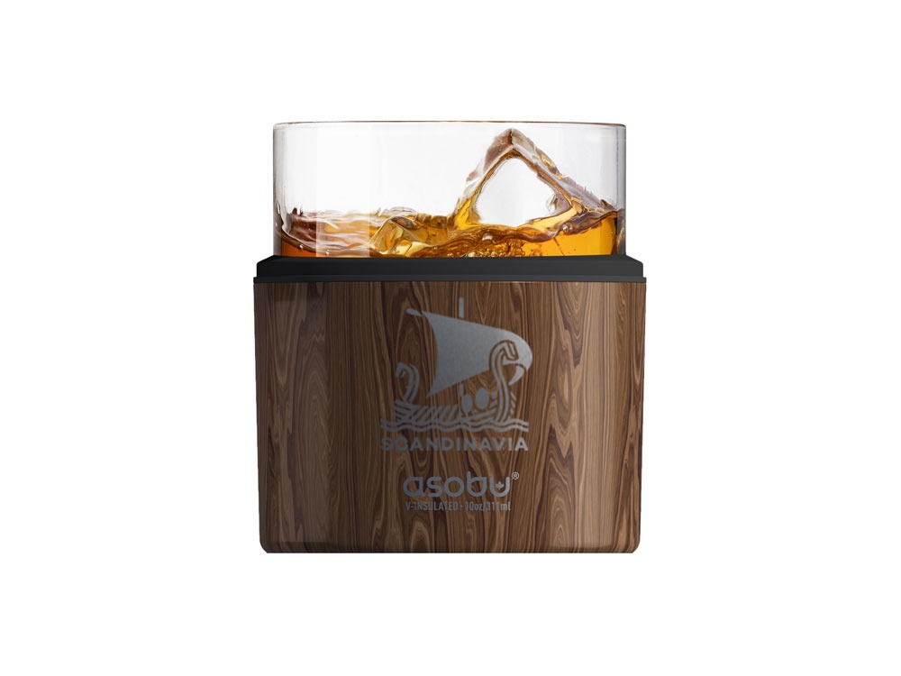 Тумблер для виски WHISKEY KUZIE, дерево