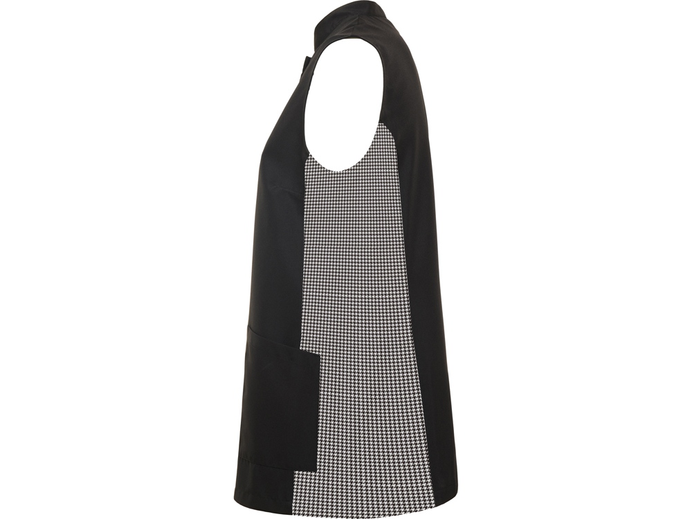 Жилет Aldany, черный/принт гусиная лапка, 2XL