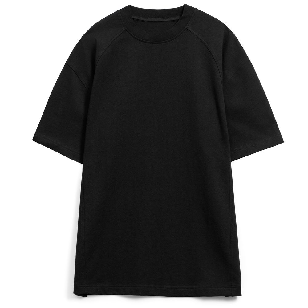 Футболка оверсайз унисекс Sideline, черная, размер XL/XXL