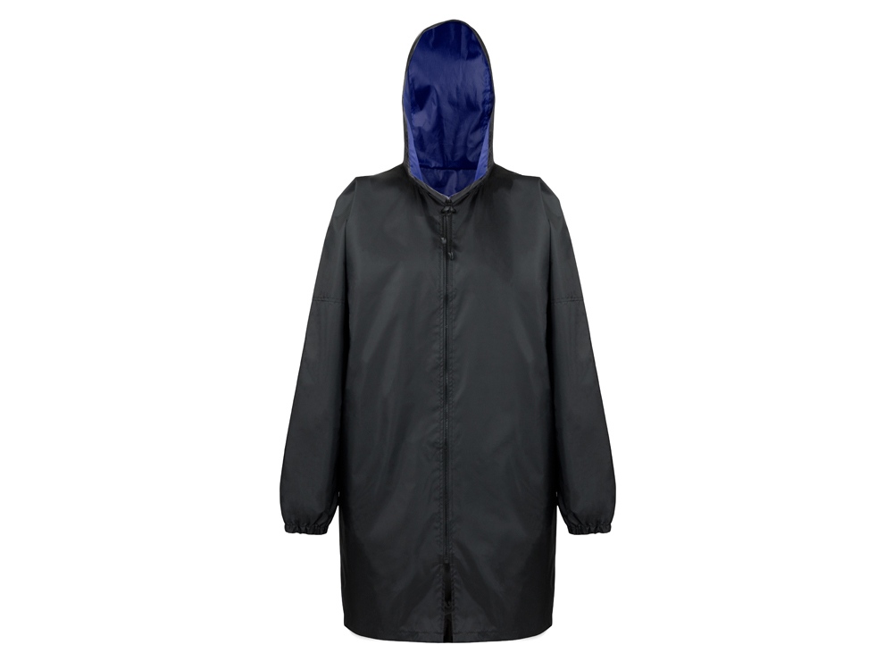 Дождевик Bi-color унисекс, синий классический/черный, XL/2XL