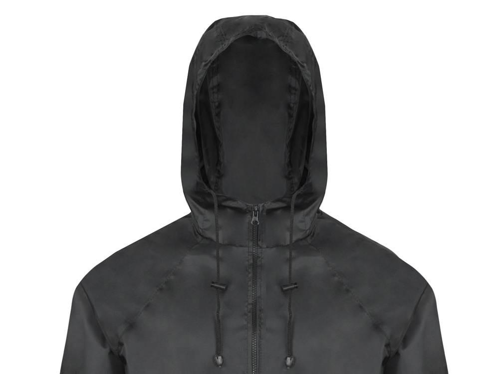 Дождевик Parka унисекс, черный, 2XL