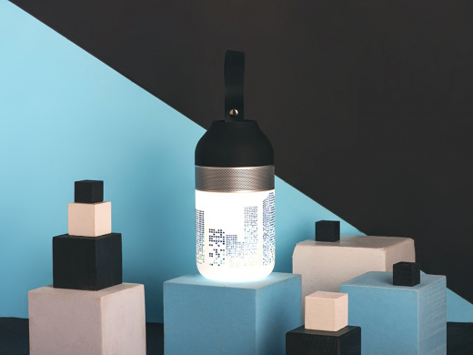 Портативный беспроводной Bluetooth динамик Lantern со встроенным светильником