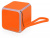 Портативная колонка Cube с подсветкой, оранжевый