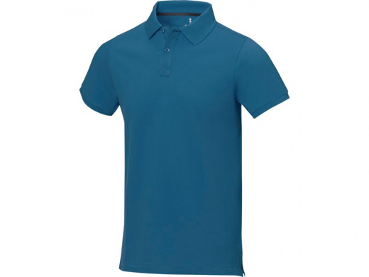 Calgary мужская футболка-поло с коротким рукавом, tech blue, 3XL