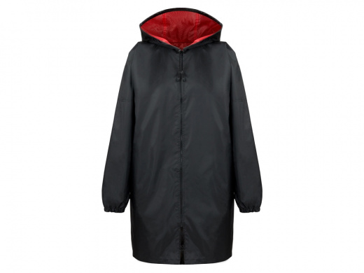 Дождевик Bi-color унисекс, красный/черный, XL/2XL