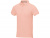 Calgary мужская футболка-поло с коротким рукавом, pale blush pink, XS