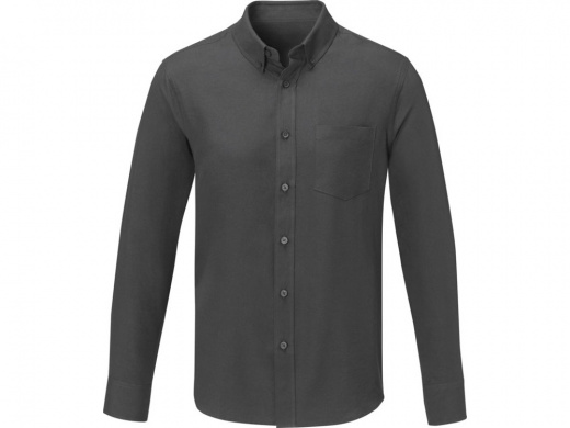 Pollux Мужская рубашка с длинными рукавами, storm grey, XL