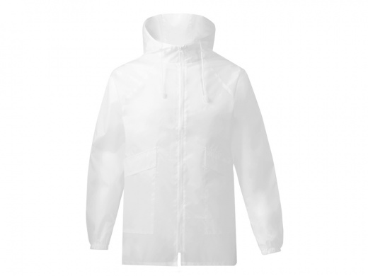 Дождевик Parka унисекс, белый, S