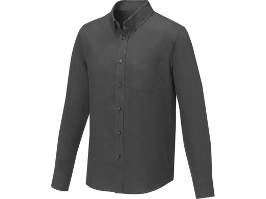 Pollux Мужская рубашка с длинными рукавами, storm grey, XL