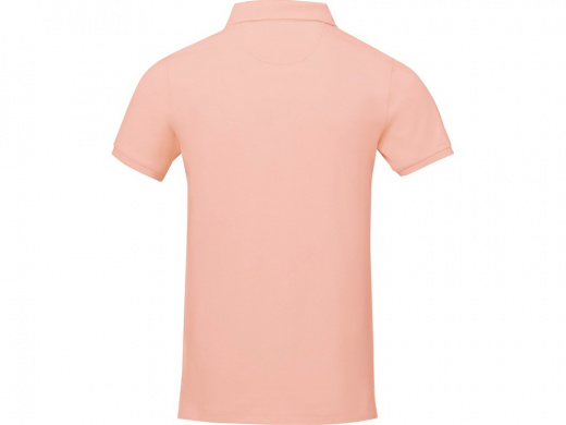 Calgary мужская футболка-поло с коротким рукавом, pale blush pink, XS