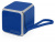 Портативная колонка Cube с подсветкой, синий