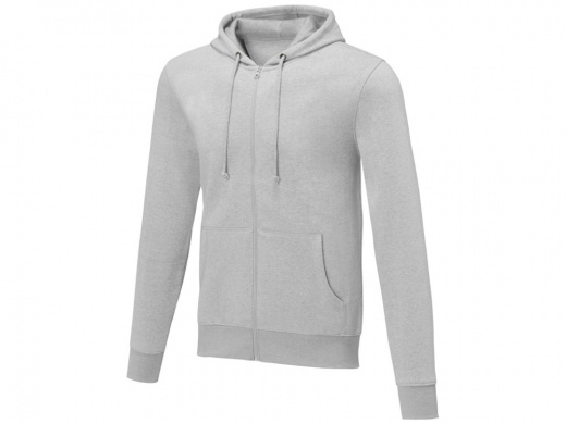 Мужская толстовка на молнии Theron, серый яркий, 2XL