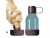 Бутылка для воды 2-в-1 Dog Bowl Bottle со съемной миской для питомцев, 1500 мл, бургунди
