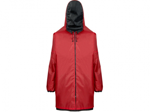 Дождевик Bi-color унисекс, красный/черный, XL/2XL