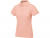 Calgary женская футболка-поло с коротким рукавом, pale blush pink, XL