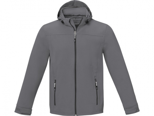 Куртка софтшел Langley мужская, steel grey, M