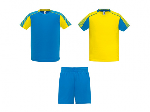 Спортивный костюм Juve, желтый/королевский синий, 2XL