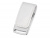 Флеш-карта USB 2.0 16 Gb с магнитным замком Vigo, белый/серебристый
