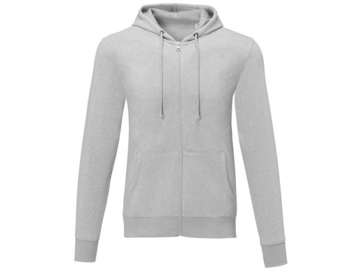 Мужская толстовка на молнии Theron, серый яркий, 2XL