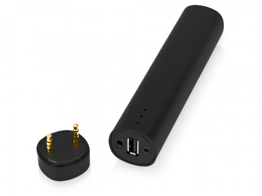 Портативное зарядное устройство Мьюзик, 5200 mAh, черный
